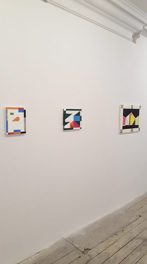 Installation shot of ‘Shape Recognition’ at Eagle Gallery