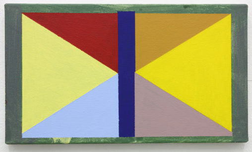 Flag 2015 Acrylic on canvas 21x36cm