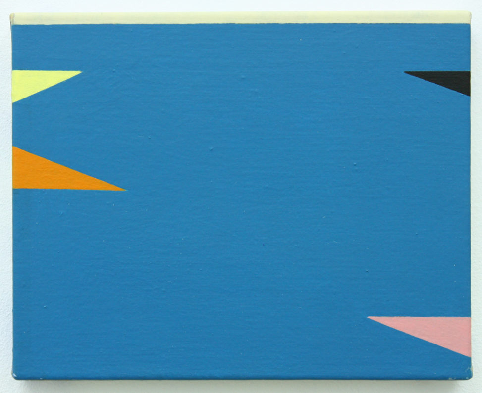 David Webb Laguna San Ignacio II 2011 Acrylic on canvas 20.5x25.5cm