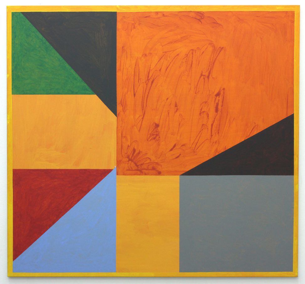 David Webb Lemba Tree (Orange) 2014 Acrylic on canvas 140x150cm