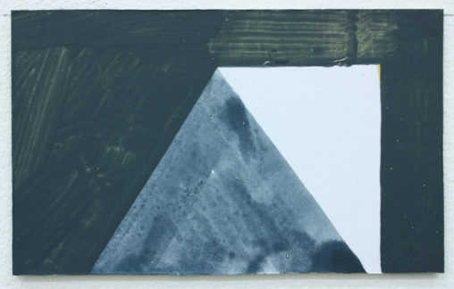 David Webb Pyramid 2013 Acrylic on card