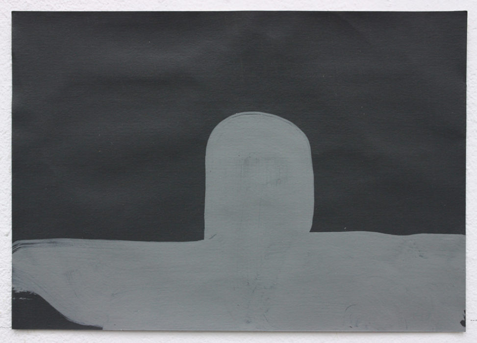 David Webb Sub (For SL) 2014 Acrylic on paper 14.5x21