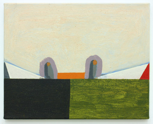 David Webb Suez (VT) 2012 Acrylic and pumice on canvas 40.5x50.5cm