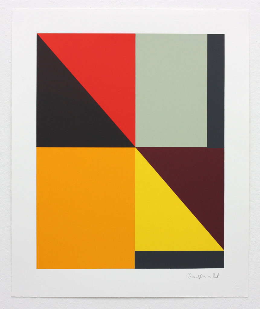 David Webb Untitled (Beak) I 2015 Screenprint on Somerset Velvet 300gsm paper (monotype) 63x51.5cm