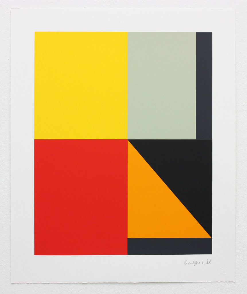 David Webb Untitled (Beak) III 2015 Screenprint on Somerset Velvet 300gsm paper (monotype) 63x51.5cm