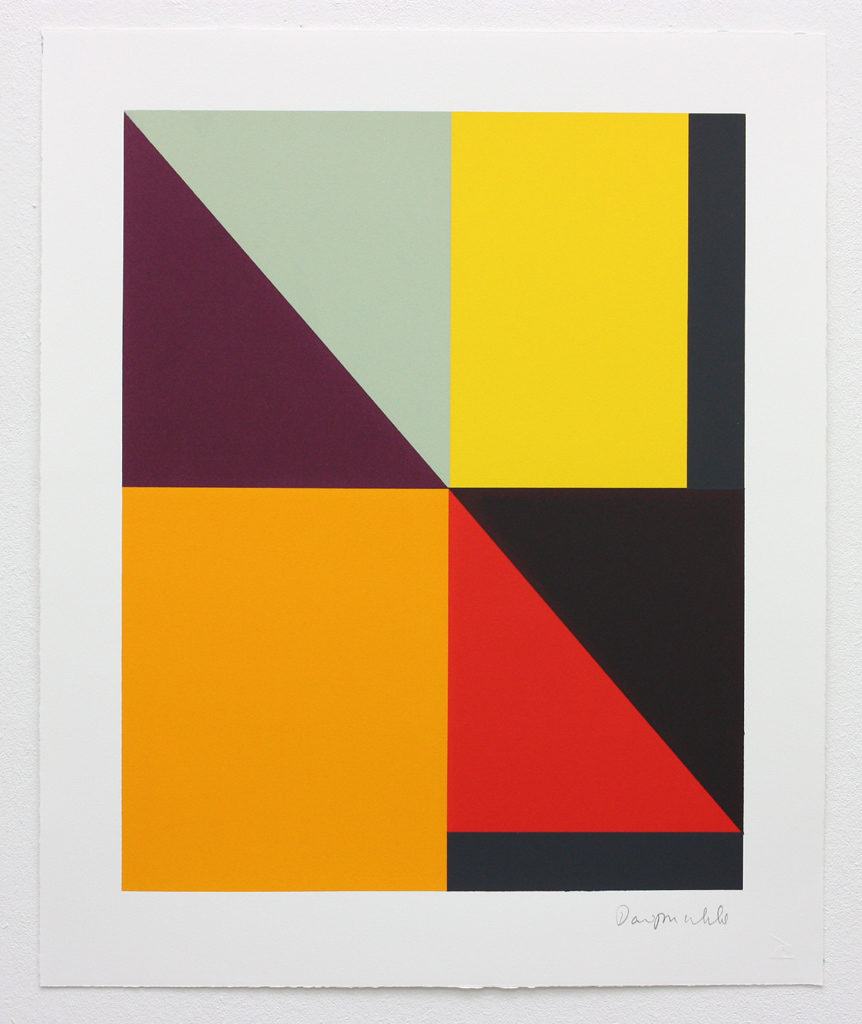 David Webb Untitled (Beak) IV 2015 Screenprint on Somerset Velvet 300gsm paper (monotype) 63x51.5cm