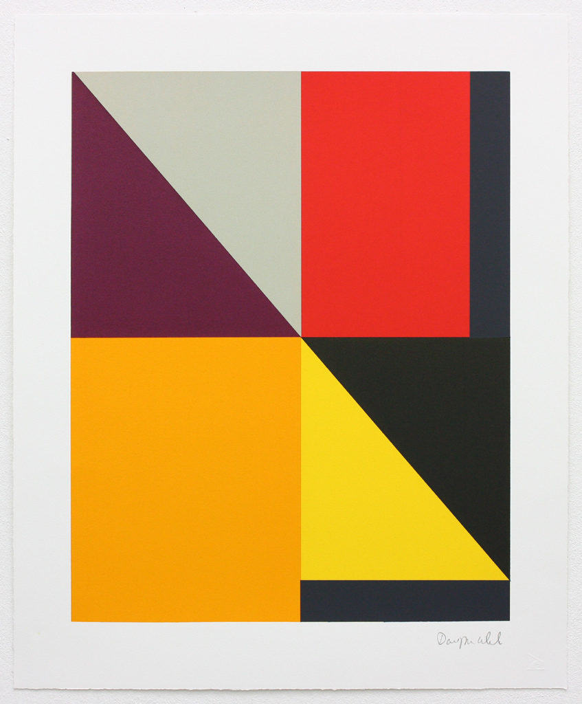 David Webb Untitled (Beak) V 2015 Screenprint on Somerset Velvet 300gsm paper (monotype) 63x51.5cm