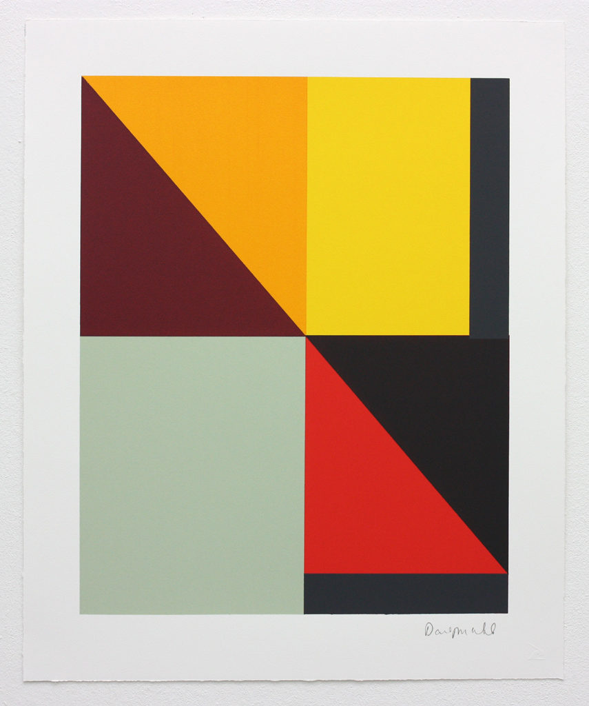 David Webb Untitled (Beak) VII 2015 Screenprint on Somerset Velvet 300gsm paper (monotype) 63x51.5cm