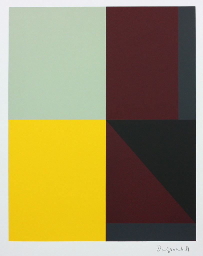 David Webb Untitled (Beak) III 2015 Screenprint on Somerset Velvet 300gsm paper (monotype) 63x51.5cm