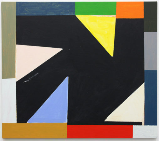 David Webb Untitled (Ochre For GR) 2015 Acrylic on canvas 71x81cm