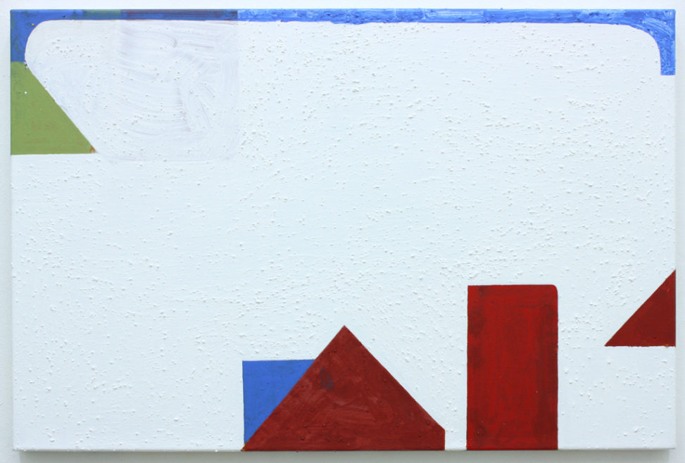 David Webb Vermonter 2012 Acrylic and pumice on canvas 51x77cm