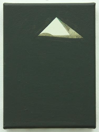 Suez Pyramid 2012 acrylic on canvas 22x17cm