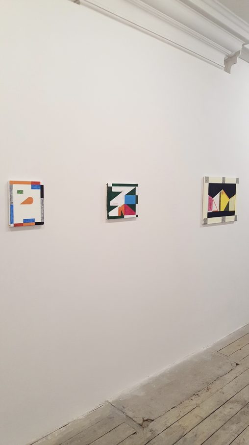 Installation shot of ‘Shape Recognition’ at Eagle Gallery