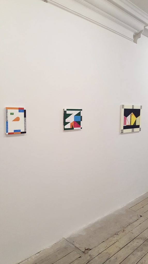 Installation shot of ‘Shape Recognition’ at Eagle Gallery